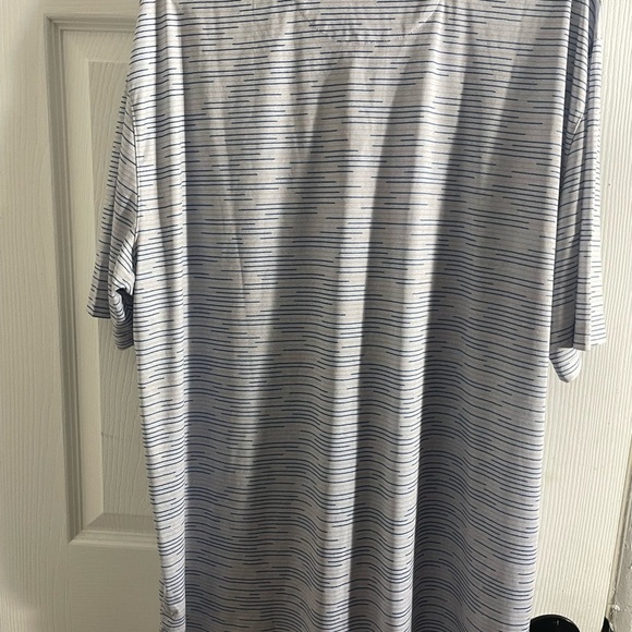 Lot of 3 Greg Norman Collection Gray and blue Polo Shirt Striped - Picture 7 of 12